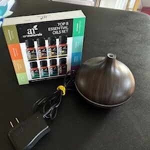 Diffuser with essential oils